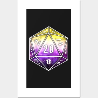 Pride D20 - Nonbinary Posters and Art